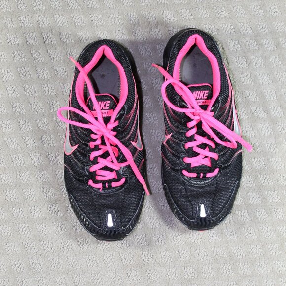 Nike Max Air Torch 4 Size 6.5 Black and Pink Athletic Sneakers - Picture 2 of 6